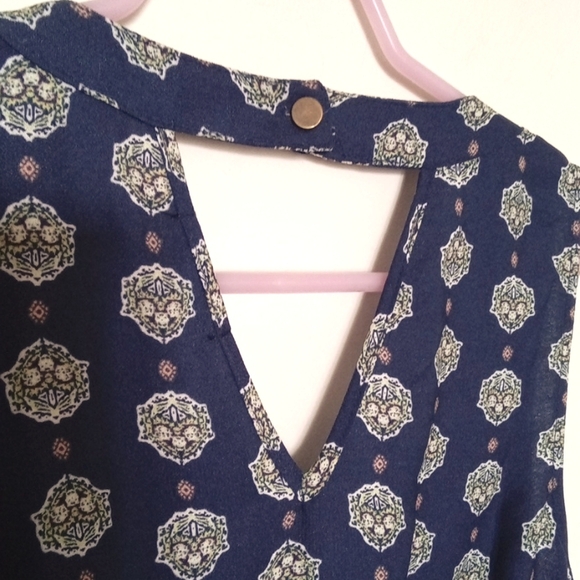 Bebop Boho Floral Contrasting Print Romper - Picture 7 of 10